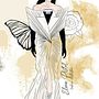 My project for course: Fashion Illustration: from the Catwalk to the Paper. Traditional illustration, and Fashion Illustration	 project by Elena Pistol - 11.09.2023