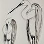 My project for course: Animal Illustration with Charcoal and Ink. Un projet de Beaux Arts, Dessin, Illustration à l'encre et Illustration naturaliste de jennifercossar - 12.04.2024