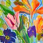 My project for course: Expressive Floral Painting with Acrylic Paint. Un projet de Beaux Arts, Peinture, Peinture acr, lique et Illustration botanique de Olha Dovhan-Levytska - 17.04.2024