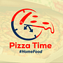 Logotipo - Pizza Time . Desain, Pencitraan Merek, Identitas, Desain Grafis, Pemasaran, Media Sosial, Penamaan, Dan Desain Media Sosial proyek oleh Cesar Morales - 11.29.2023