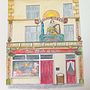 My project for course: Watercolor Urban Illustration: Portray your City. Un proyecto de Pintura, Dibujo, Pintura a la acuarela e Ilustración arquitectónica de Elaine Leff - 02.06.2024