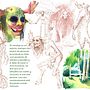 Wendigo . Character Design, Painting, Pencil Drawing, Drawing, Watercolor Painting, Traditional illustration, Sketchbook & Ink Illustration project by Viridiana Benitez Mendoza - 06.09.2024