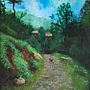 "Leading the Way" acrylic painting. Een project van Traditionele illustratie,  Beeldende kunst y Schilderij van Angelina Lynch-Tamang - 13.06.2024