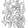 My project for course: Design Old-School Tattoos in Procreate. Desenho, Ilustração digital, e Desenho de tatuagens projeto de midiana - 14.06.2024