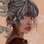 My project for course: Illustrated Portraits with Procreate . Ilustrasi tradisional, Ilustrasi Vektor, Ilustrasi Digital, Dan Menggambar Potret proyek oleh Tracy Luco - 06.30.2024