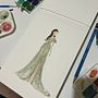 Mi proyecto del curso: Ilustración de moda con acuarela: silueta, color y fluidez. Un proyecto de Ilustración tradicional, Pintura a la acuarela e Ilustración de moda					 de crislizano - 11.07.2024