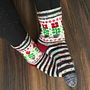 My project for course: Introduction to Colorwork Sock Knitting. Un proyecto de Diseño de complementos, Diseño de moda, Tejido, Tejido de punto y Diseño textil de susan_ross2 - 15.07.2024