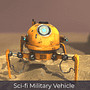 Sci-Fi Military Vehicle. 3D, e Modelagem 3D projeto de salvadorppena - 16.07.2024