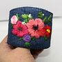 Mi proyecto del curso: Bordado freestyle sobre tul para principiantes. Accessor, Design, Embroider, Botanical Illustration, and Textile Design project by Lany Gutierrez - 08.01.2024