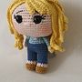 Mi proyecto del curso: Amigurumis: personas tejidas a crochet. Un projet de Artisanat, Conception de jouets, Art textile, Crochet, Amigurumi , et Design textile de Roxana Leon C - 13.08.2024