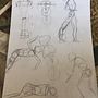 Mi proyecto del curso: Dibujo anatómico para principiantes . Figura Desen de aida_19 - 08.13.2024