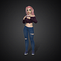 My project for course: ZBrush: Modeling of a Stylized Character. Projekt z dziedziny 3D, Projektowanie postaci 3D,  Modelowanie 3D i Projektowanie postaci użytkownika Amy Mulya - 04.09.2024