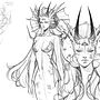 Character concept sketch exploration . Projekt z dziedziny Projektowanie postaci i Concept art użytkownika Kalina Aleksandrova - 09.09.2024