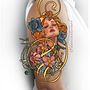 Mi proyecto del curso: Diseño de tatuaje neotradicional. Digital Drawing, Digital Illustration, Drawing, and Tattoo Design project by danielcanteroduarte - 09.27.2024