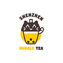 Thirty Days Logo Challenge: Shenzhen Bubble Tea. Un proyecto de Diseño, Diseño gráfico, Ilustración vectorial y Bebidas de manka_kamyczek - 04.10.2024