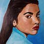 Turned Gaze — Alla Prima Oil Portrait. Een project van  Beeldende kunst, Schilderij y  Olieverfschilderij van martin - 14.10.2024