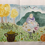 Mijn project van de cursus: Sketchbook om je tekenstijl te verkennen. Traditional illustration, Sketching, Creativity, Drawing, Watercolor Painting, Sketchbook, and Gouache Painting project by gertruud72 - 11.03.2024