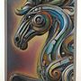 Spirito di Metallo: Il Cavallo Meccanico". . Gambar Pensil proyek oleh Lara Barbali - 11.03.2024