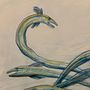 Spirit Eels. Een project van Ontwerp van personages,  Tekening, Schilderij, Tekening met potlood y Aquarelschilderen van aardkronkel - 02.12.2024