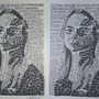 Typographic portrait. Traditional illustration, Digital Illustration, T, and pograph project by gareth_wood_gw - 12.03.2024
