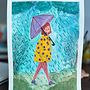 Rain. Drawing, Fine Arts, Traditional illustration, Sketchbook, Sketching, Arts, Crafts, and Character Design project by elifcandar2945 - 12.12.2024
