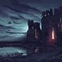 Dark Castle . Desen digital, Ilustrație digitală și Pictură digitală de s_gaeva - 01.03.2025