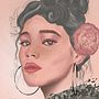 Retrato procreate. Un proyecto de Ilustración tradicional, Ilustración vectorial, Dibujo de Retrato e Ilustración digital de Carmen QB - 15.01.2025
