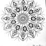 Mandala mariposas NR. Drawing, Ink Illustration, Art Therap, Meditation, and Mindfulness project by Nuvia Reina - 01.29.2025