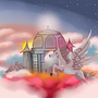 Castelo nas Nuvens. Un projet de Art conceptuel, Illustration traditionnelle, Illustration numérique, Jeux vidéo, Animation, Cinéma, vidéo et télévision , et Conception de jeux vidéo de Pedro Afonso Neves dos Santos - 25.02.2025