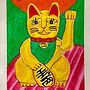 Fortune cat. Un projet de Beaux Arts, Dessin, Dessin au cra, on et Illustration traditionnelle de Lovadina Silvia - 27.02.2025