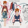 ATRBOOK DIGITAL. Un proyecto de Diseño gráfico, Ilustración vectorial, Diseño de moda, Ilustración digital e Ilustración de moda					 de Vane Abascal - 01.03.2025