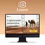 Landing Page Lumen. Un projet de UX / UI , et Webdesign de Ricardo Rivera - 13.03.2025
