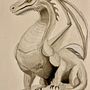 El dragón. Un progetto di Belle arti, Illustrazione tradizionale, Disegno e Illustrazione con inchiostro di Rosa Fortes - 29.03.2025