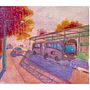 CDMX a gouache. Gouache Painting, Traditional illustration, and Painting project by Anahí GS - 04.06.2025