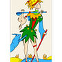 ''The Fool'' tarot card: Personal interpretation of the tarot. Drawing, Digital Illustration, Character Design, and Traditional illustration project by BEATRICE PROVINI - 04.10.2025