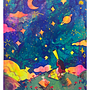 stargazer. Traditional illustration, and Children's Illustration project by Amina Cheaib - 04.12.2025