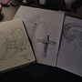 Exploraciones Artísticas: De lo Real a lo Imaginario. Sketching, Pencil Drawing, Drawing, Portrait Drawing, Sketchbook, and Figure Drawing project by Aylin Garibay - 04.16.2025