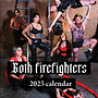 Goth Firefighters: 2025 Print Calendar. Photograph, Design, DIY, Creativit, Fashion Design, and Concept Art project by Dora Segall - 04.19.2025