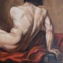 Detalle de Patroclo. JL David. Acr, lic Painting, Figure Drawing, Fine Arts, Oil Painting, and Realistic Drawing project by Oscar Acevedo - 05.02.2025