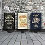 Posters para restaurantes . Un proyecto de Ilustración tradicional, Lettering, Ilustración digital, Ilustración vectorial y Lettering digital de Andres Alvarez - 19.06.2025