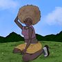 Dandelion girl. Traditional illustration, Character Design, Digital Illustration, and Digital Drawing project by Miranda Irazema Torres González - 07.18.2025