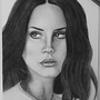 Lana Del Rey portrait. Ilustração tradicional, Artes plásticas, Esboçado, Desenho a lápis, Desenho, Desenho de retrato, Desenho realista, Desenho artístico, e Desenho anatômico projeto de Renata Gonçalves Pimenta - 15.08.2025