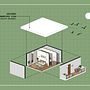 Verde Serenità. Arquitetura, Design de interiores, Arquitetura digital, Visualização arquitetônica, e Design de espaços projeto de Margareth Karolina Rios Jaramillo - 10.09.2025