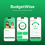 BudgetWise - Keep track of your spendings and savings. Un proyecto de Diseño digital, Diseño mobile, Diseño Web y UX / UI de Sofia Guida - 04.10.2025