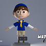Explorer boy . 3D, desain Karakter 3D, pemodelan 3D, Desain Karakter, desain 3D, Ilustrasi Digital & Ilustrasi tradisional proyek oleh Mei Varetto - 11.13.2025