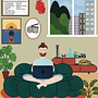 HIM AND HIS LITTLE WORD Ein Projekt aus dem Bereich Digitale Zeichnung, Digitale Illustration, Zeichnung und Traditionelle Illustration von keisycardenas08 - 20.11.2025