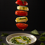 Deconstructed Caprese Salad. Food Photograph, Food St, ling, Photomontage, and Product Photograph project by Dani Venter - 01.08.2026