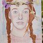 Anne Shirley Cuthbert. Fine Arts, Portrait Drawing, Painting, and Watercolor Painting project by datilescatherineclaro - 01.19.2026