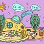 kawaii world design into a coloring pages  . Desain Karakter, Ilustrasi Digital, Dan Manga proyek oleh MiamMiam Wang - 01.28.2026