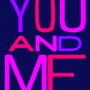You & Me . Animație, Grafică în mișcare, Tipografie și Tipografie cinetică de Coral García Granda - 02.20.2026